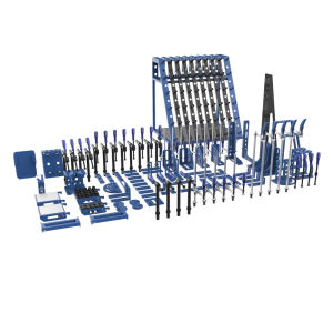 Toolkit EXPERT XL Ø 28 mm with an L tool trolley