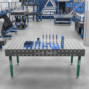 Table de soudage GPPH SMART 12 φ28 100x100mm 2000x1000mm sur pieds + Kit d'outils S