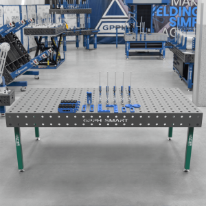 Table de soudage GPPH SMART 12 φ28 100x100 mm 2400x1200 mm sur pieds + kit d'outils XS