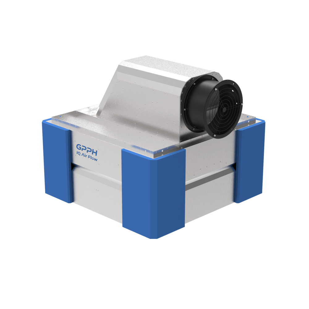 IQ Air Flow Campana extractora para soldadura con ventilador 1000x1000 mm