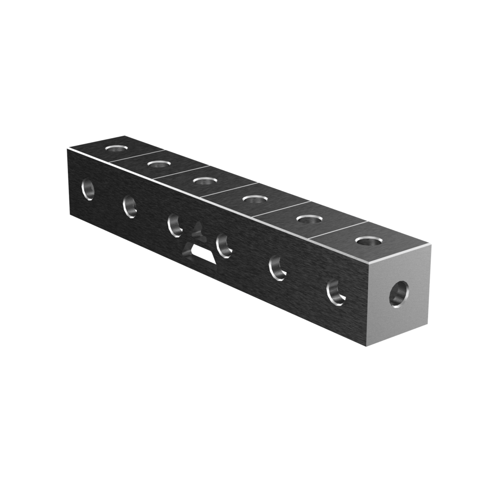 GPPH Spojovací kostka EXPERT 600x100x100 fi28 mm, mřížka 100x100 mm