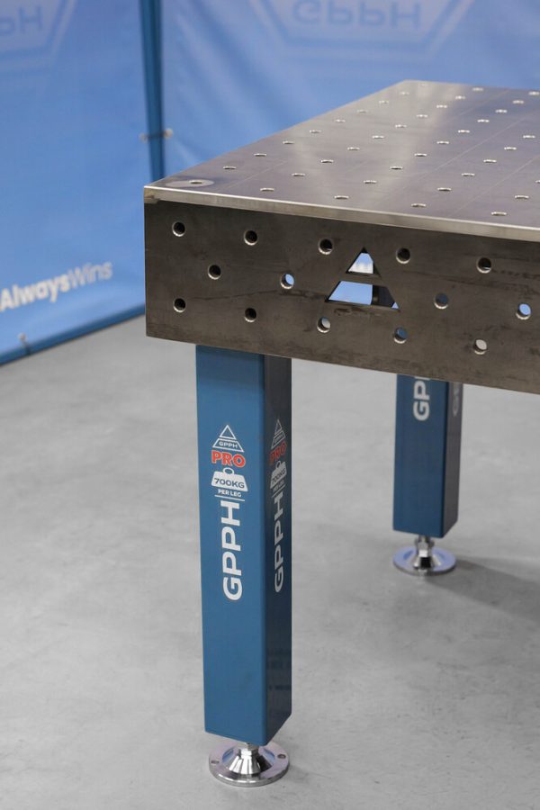 [OUTLET] Welding Table PRO 1000x1000 mm – system φ16, 100x100mm grid