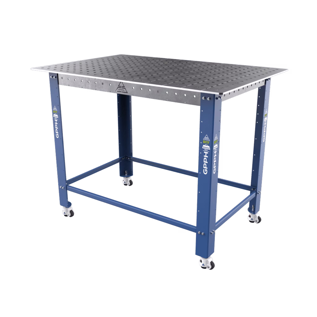 Stół Spawalniczy DIY na kołach 1200x800 mm fi16 mm siatka 50x50 mm