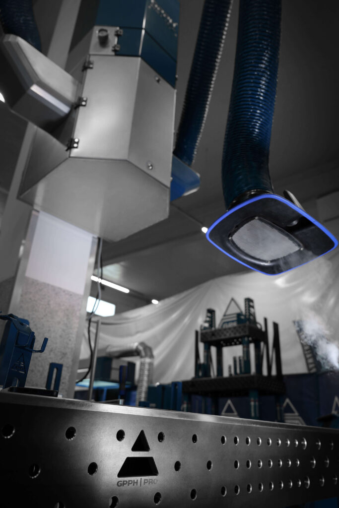 Odciąg IQ Aero Clean i stół Spawalniczy GPPH