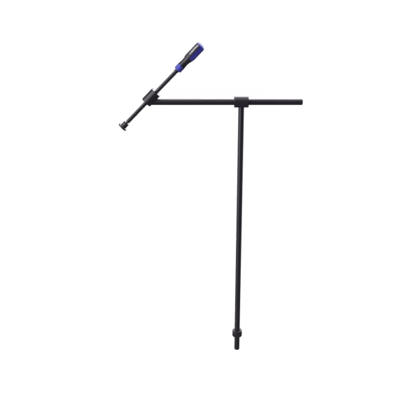 Zacisk rurowy kątowy H=800mm L=445mm - 45st fi 16 mm