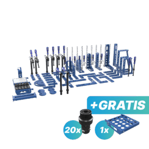Zestaw narzędzi L - GRATIS: 20x trzpień mocujący i 1x półka M