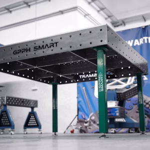[OUTLET] Welding Table SMART 12 mm 1500x1480 mm - φ16 system, diagonal grid