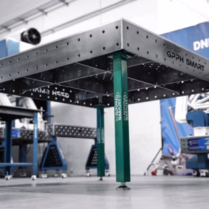 [OUTLET] Welding Table SMART 12 mm 1500x1480 mm - φ16 system, diagonal grid
