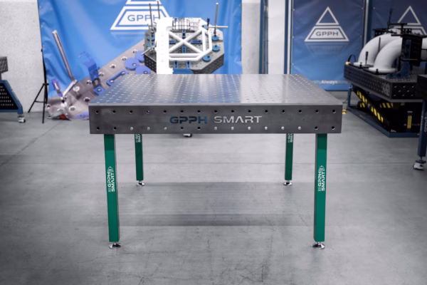 [OUTLET] Welding Table SMART 12 mm 1500x1480 mm - φ16 system, diagonal grid
