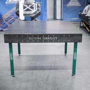[OUTLET] Welding Table SMART 12 mm 1500x1480 mm - φ16 system, diagonal grid