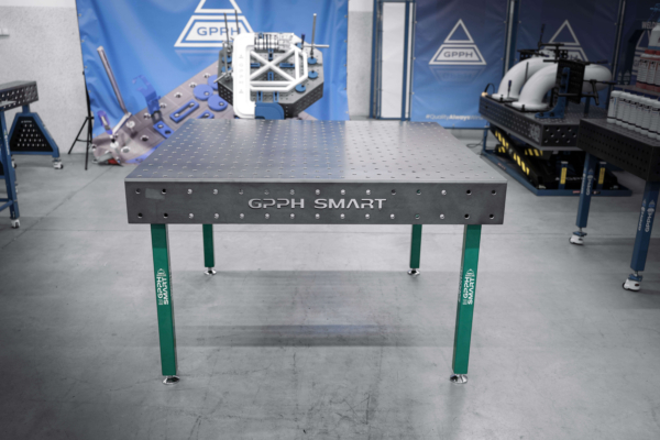 [OUTLET] Welding Table SMART 12 mm 1500x1480 mm - φ16 system, diagonal grid