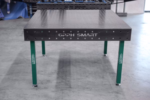[OUTLET] Zvárací stôl SMART 12 mm 1500x1480 mm - systém φ16, diagonálna sieť
