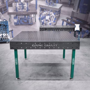 [OUTLET] Welding Table SMART 12 mm 1500x1480 mm - φ16 system, diagonal grid