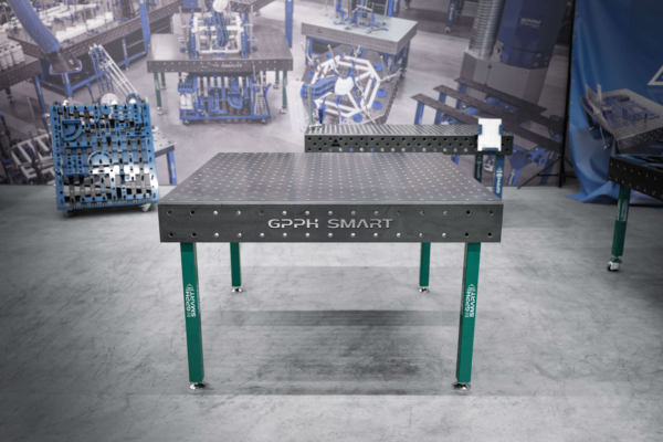 [OUTLET] Welding Table SMART 12 mm 1500x1480 mm - φ16 system, diagonal grid