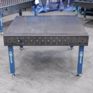 [OUTLET] Mesa de soldadura PLUS 1500x1480 mm – sistema φ16, rejilla 100x100 mm