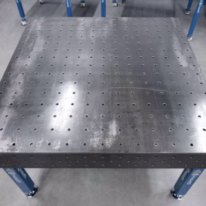 [OUTLET] Mesa de soldadura PLUS 2000x1000 mm – sistema φ16, rejilla 100x100 mm