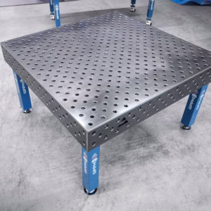 [OUTLET] Stół Spawalniczy PRO Rozmiar - 1500x1480mm, Siatka - diagonalna, System - Φ28, Nogi - Na stopach