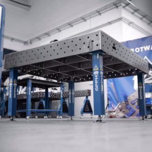 [OUTLET] Stół Spawalniczy PLUS 2000x1000 mm – system φ16, siatka 100x100mm