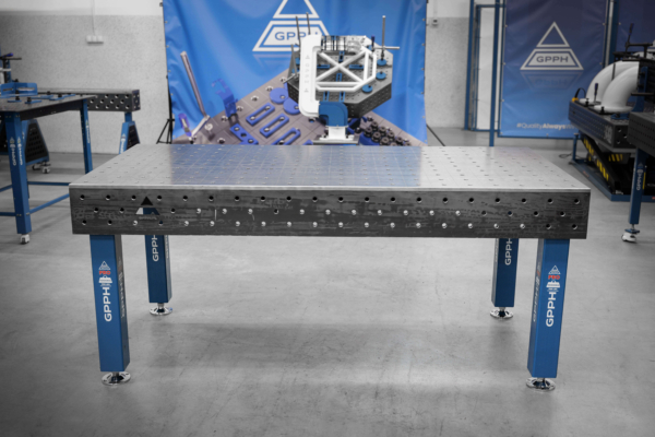 [OUTLET] Stół Spawalniczy PRO 2000x1000 mm – system φ16, siatka 100x100mm