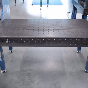 [OUTLET] Mesa de soldadura PLUS 2000x1000 mm – sistema φ16, rejilla 100x100 mm