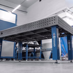 [OUTLET] Schweißtisch PRO 2000x1000 mm – System φ16, Gitter 50x50 mm
