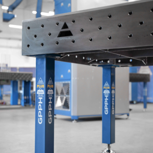 [OUTLET] Stół Spawalniczy PLUS 1500x1000 mm – system φ16, siatka 100x100mm