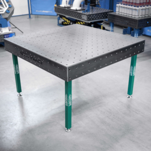 [OUTLET] Mesa de soldadura SMART 12 mm 1500 x 1480 mm – sistema φ16, rejilla 100 x 100 mm