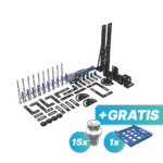 Zestaw narzędzi PRIME - GRATIS: 15x trzpień mocujący i półka M