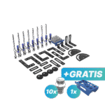 Zestaw narzędzi SELECT - GRATIS: 10x trzpień mocujący i półka S