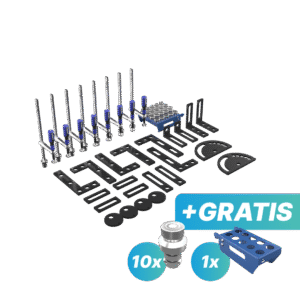 Zestaw narzędzi SELECT - GRATIS: 10x trzpień mocujący i półka S