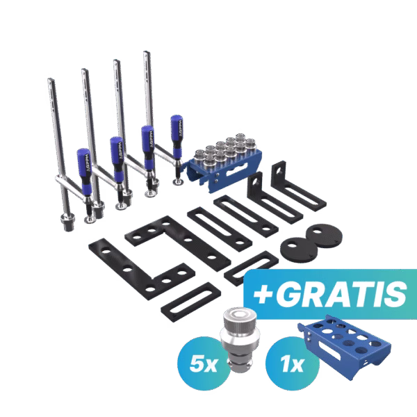 Zestaw narzędzi START - GRATIS: 5x trzpień mocujący i półka S