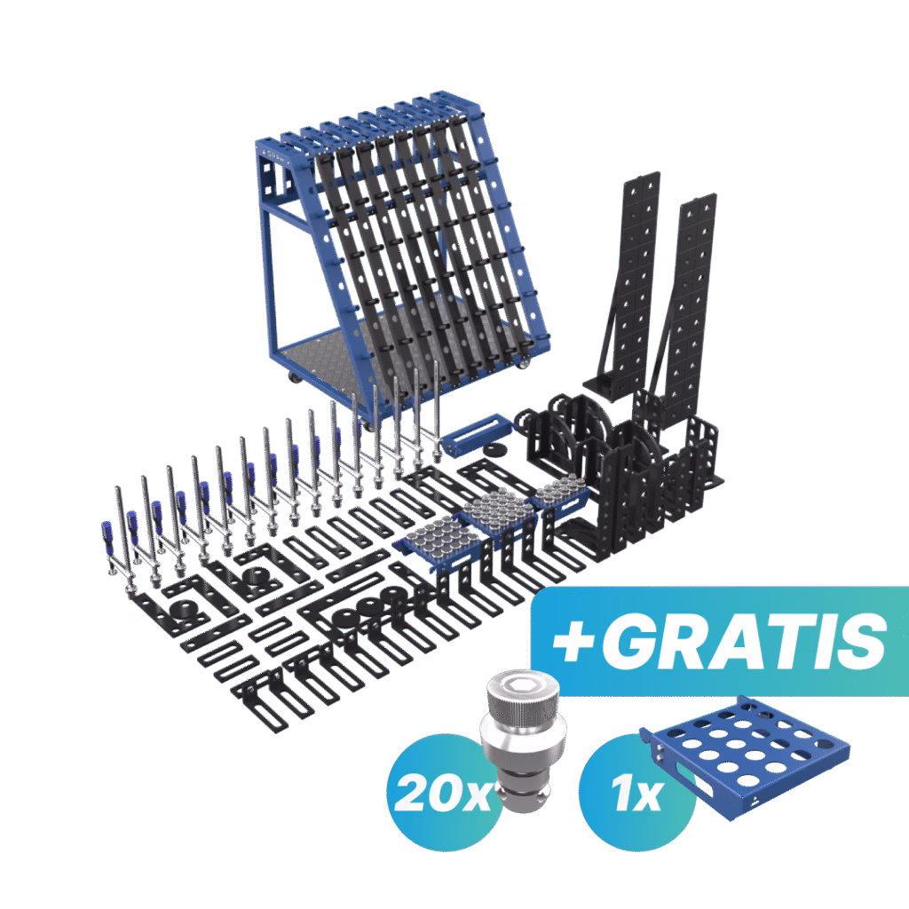 Zestaw narzędzi SUPREME - GRATIS: 20x trzpień mocujący i półka M