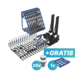 Zestaw narzędzi SUPREME - GRATIS: 20x trzpień mocujący i półka M