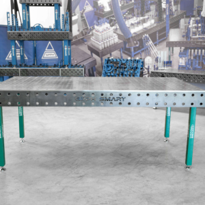 [OUTLET] Table de soudage SMART 15 mm 2400x1200 mm – système φ28, grille 100x100 mm