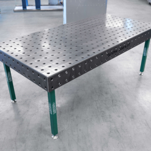 [OUTLET] Table de soudage SMART 15 mm 2400x1200 mm – système φ28, grille 100x100 mm