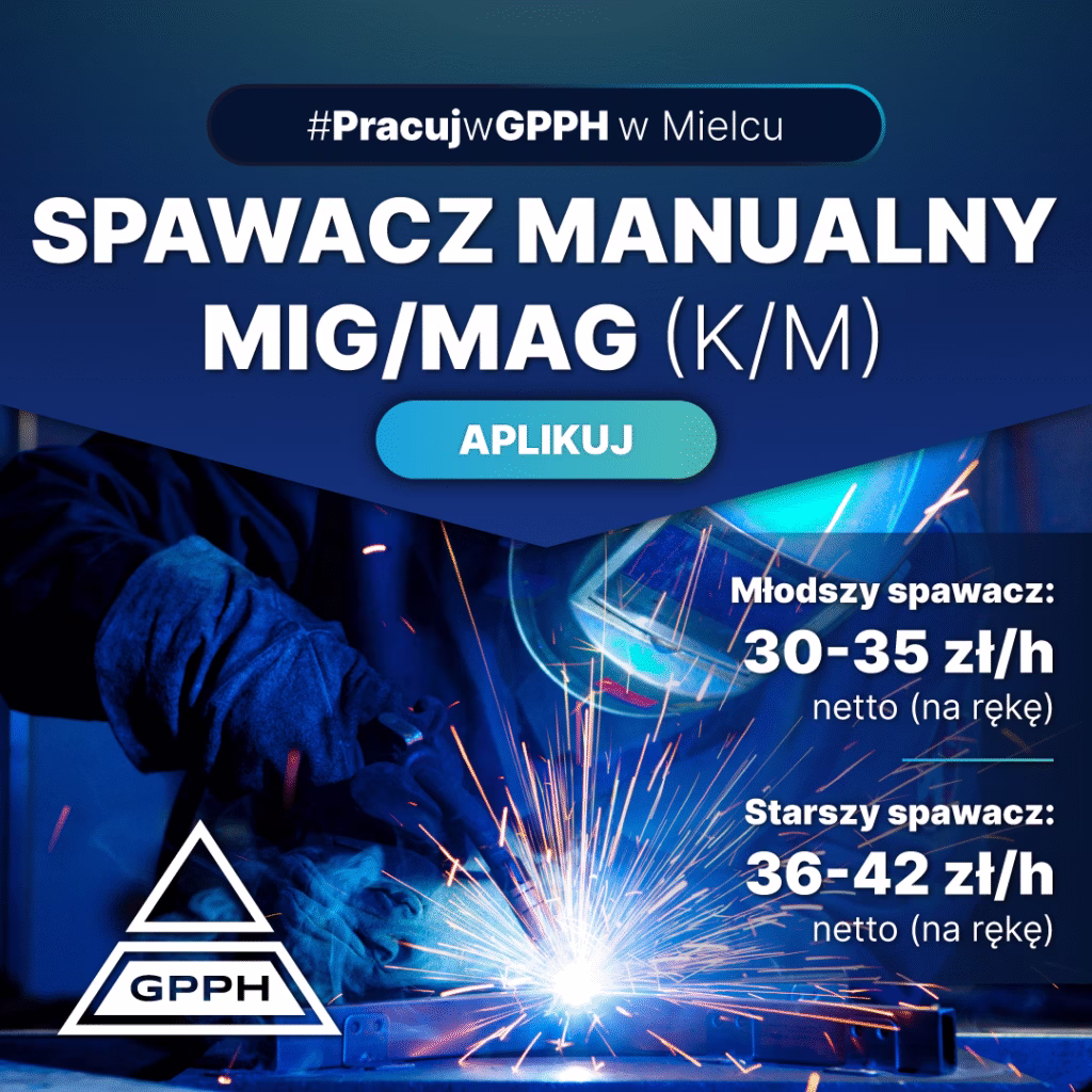 Oferta pracy Spawacz manualny MIG/MAG
