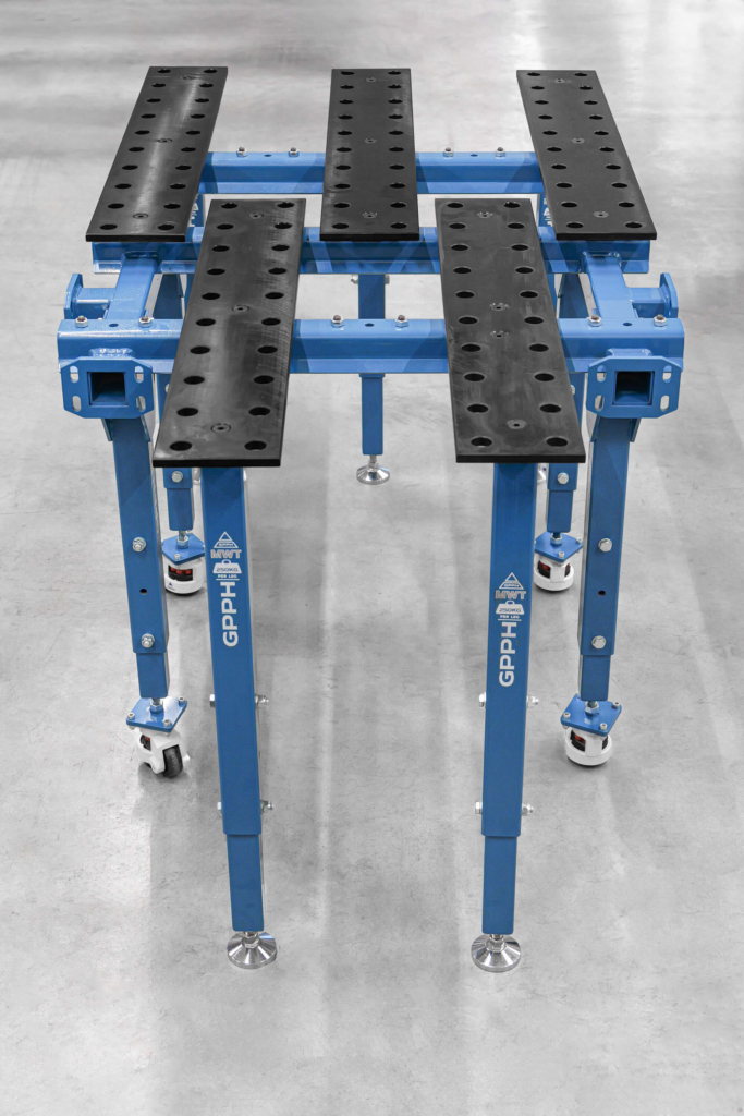 Single Modular Welding Table 1000×1000 mm