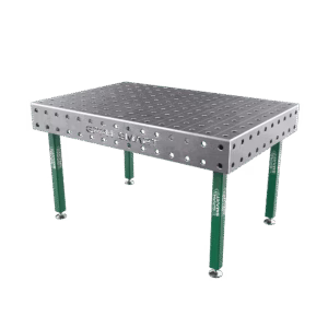 SMART welding table Grid - 100x100mm, System - Φ28, Size - 1500x1000mm, Legs - On feet, Top - 12mm