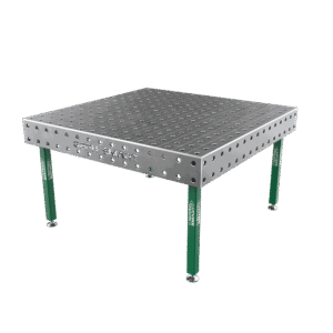 SMART welding table Grid - 100x100mm, System - Φ28, Size - 1500x1480mm, Legs - On feet, Top - 12mm