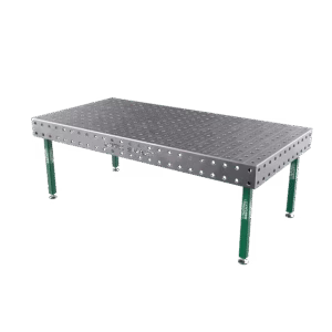 SMART welding table Grid - 100x100mm, System - Φ28, Size - 2400x1200mm, Legs - On feet, Top - 12mm