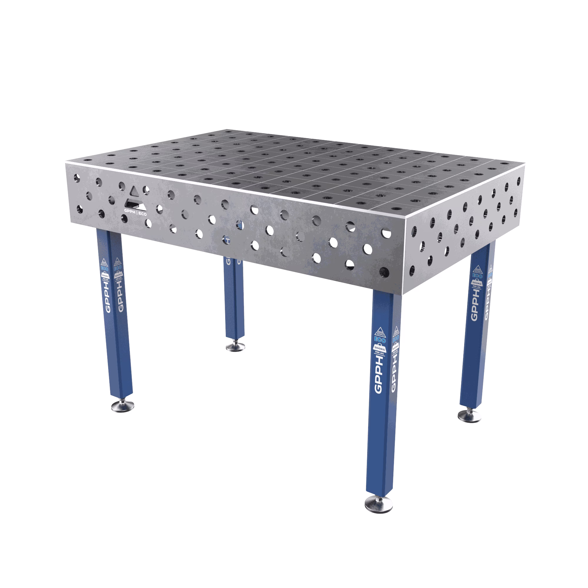 Stół Spawalniczy ECO Rozmiar - 1200x800mm, Siatka - 100x100mm, System - Φ28, Nogi - Na stopach