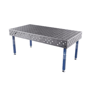 Mesa de soldadura ECO Tamaño - 2000x1000mm, Cuadrícula - 100x100mm, Sistema - Φ28, Patas - sobre pies