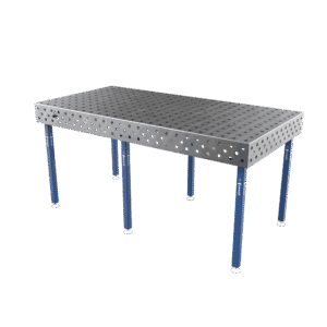 Schweißtisch ECO Größe – 2400 x 1200 mm, Gitter – 100 x 100 mm, System – Φ28, Beine – auf Füßen