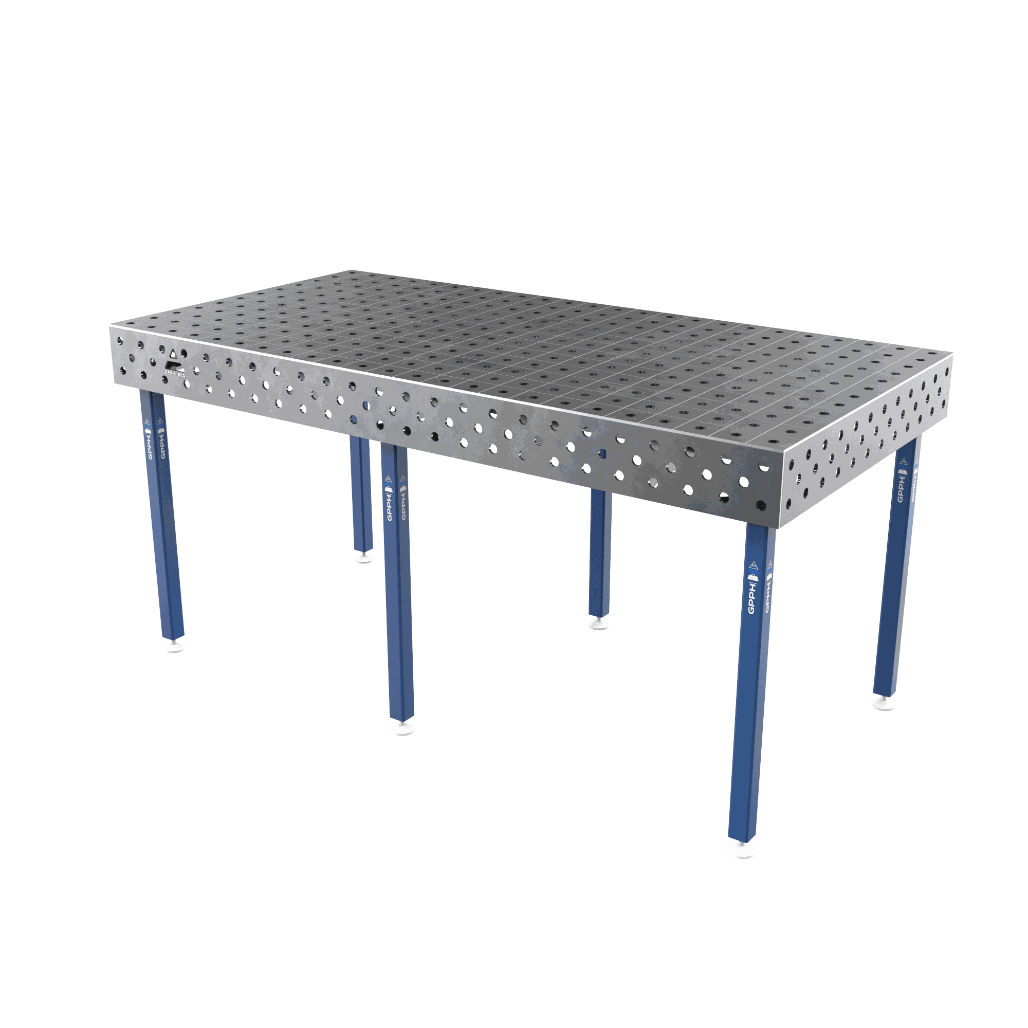 Stół Spawalniczy ECO Rozmiar - 2400x1200mm, Siatka - 100x100mm, System - Φ28, Nogi - Na stopach