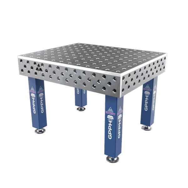 Masă de sudură EXPERT Dimensiune - 1200x1000mm, Grilă - 100x100mm, Sistem - Φ28, Picioare - pe picioare