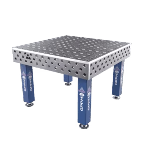 Table de soudage EXPERT Dimensions - 1200x1200mm, Grille - 100x100mm, Système - Φ28, Pieds - sur pieds