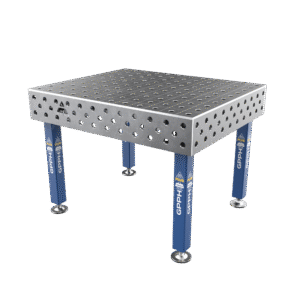 Hegesztőasztal PLUS Méret - 1200x1000mm, Rács - 100x100mm, Rendszer - Φ28, Lábak - lábakon