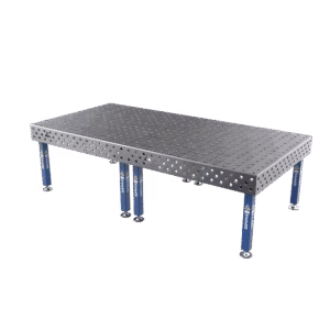 Masă de sudură PLUS Grilă - 100x100mm, Sistem - Φ28, Dimensiune - 3000x1480mm, Picioare - Pe picioare