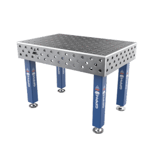 Masă de sudură PRO Dimensiune - 1200x800mm, Grilă - 100x100mm, Sistem - Φ28, Picioare - Pe picioare