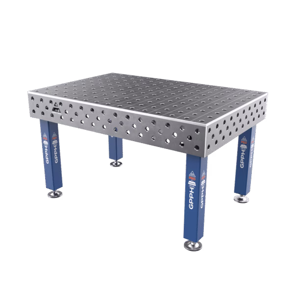 Welding Table PRO Grid - 100x100mm, System - Φ28, Size - 1500x1000mm, Legs - On feet